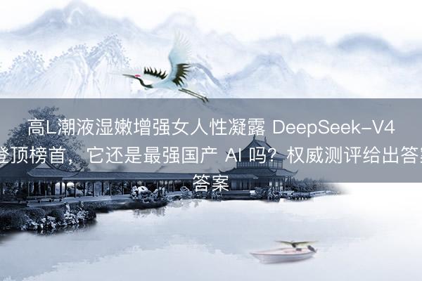 高L潮液湿嫩增强女人性凝露 DeepSeek-V4 登顶榜首，它还是最强国产 AI 吗？权威测评给出答案