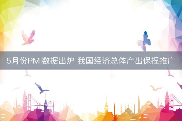 5月份PMI数据出炉 我国经济总体产出保捏推广